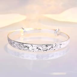 925 Sterling Silver Original Romantic Gypsophila Star Bangles for Women Bracelets Fashion Party Wedding Accessories Jewelry