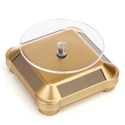 Rotating Table Mini Solar Display Stand Video Shooting Jewelry Stand Rotating Table Bracelet Product Display Jade Display Stand