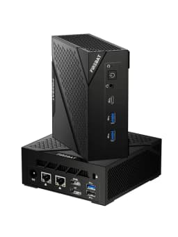 FIREBAT AM02 MINI PC AMD Ryzen 5 6600H LPDDR5 16GB 6400MHz RAM M.2 512GB SSD WIFI6 BT5.2 Portable Windows11 Desktop Computer