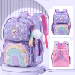 Cute Backpack For Primary School Student Stylish Portable Versatile Bag Breathable Preschool Books Bag Back To School Gift Girls