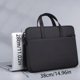 Custom Laptop Bag 14.96 Inch Personalized Name Embroidery Briefcase Women Men Business Shoulder Handbag Sleeve Case Cover Bag