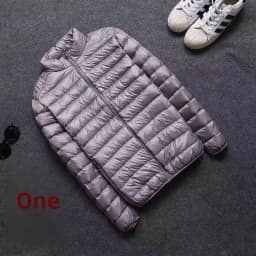 Lightweight Men's Casual Hooded down Jacket Short Pure Color Warm Cotton Coat Slim Fit Style Regular Thickness Spring Season