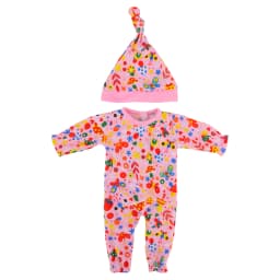 Doll Clothes 2Pcs/Set Clothes+Hat Daily Cute Outfit Pajamas For 43CM Baby Doll&18Inch American Doll Accessories,Girl DIY Toys