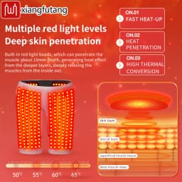 Red Light Heating Hip Protector with Hip Massager  Relieves Hip Pain   Promotes Blood Circulation  Muscle Relaxation