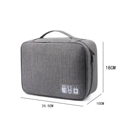 Multi-functional Large Capacity Waterproof Digital Electronic Organizer USB Data Line Charger Headphone Wire Travel Storage Bag