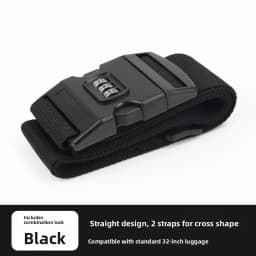 Travel Luggage Strap Cross Safety Fixation Baggage Tie down Cargo Bag Protection Buckle Rope Strengthening Band Accessories
