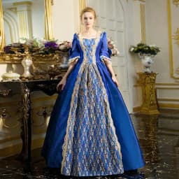 Palace Princess Queen Elegant Ball Party Formal Maxi Dress Medieval Lace Square Neck Medieval Renaissance Victorian Vestidos