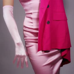 Lavender Satin GLOVES Stretch Silk Elbow 50cm 20" Long Opera Evening Halloween Cosplay Costume Wedding Bridal Fashion Glove