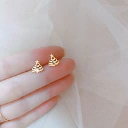 Lovely Small Earrings Piercings Wing Heart Stud Earrings For Women Gold Color 925 Silver Needles Ear Stud Jewelry For Teen Gift