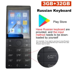 Qin F22 Touch Screen No Camera Wifi 2.8 Inch 16GB/32GB MTK6739 Bluetooth 1700mAh Battery 480*640 Smart Global Version Play Store