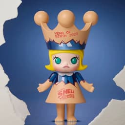 POPMART MEGA ROYAL MOLLY 100% Anniversary Series1 Blind Box Mystery Box Guess Bag Toys Doll Cute Anime Figure