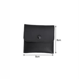 1Pc PU Leather Jewelry Packaging Bags Necklace Ring Bracelet Earrings Organizer Storage Snap High End Mini Gift Jewelry Pouch