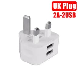 5V 2.1A Dual USB Charger EU US UK Plug Quick Charge Wall Charger Mobile Phone Charging Mini Adapter Travel Charger For Phone