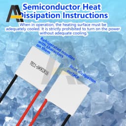TEC1-04902 K16 DC 5V Thermoelectric Cooler Peltier DIY 20*20MM 2A of Semiconductor Rrefrigeration Electronic Component Kit