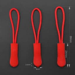 1pcs/lot Zipper Pull Rope End Fit Zippers Puller Zip Head Replacement Clip Buckle Fixer Suitcase Clothing