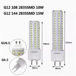 5PCS 3000K 4000K 6000K G8.5 GU6.5 G12 LED Corn Light 10W 15W 1500LM SMD2835 Led Bulbs Lamp AC85-265V High Brightness Lighting