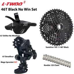 LTWOO A7 1X10S Groupset 10 Speed Shift Lever Derailleur SUNSHINE Cassette 36T 42T 46T 50T VXM Chain for MTB Mountain Bike Parts