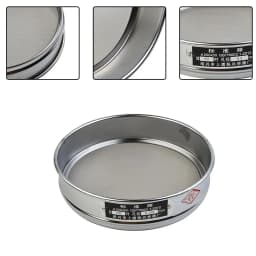 Stainless Steel Laboratory Test Sieve Filter Mesh Sampling Inspection Pharmacopeia Sieve 10-100 Mesh 2-0.15mm Aperture 20cm