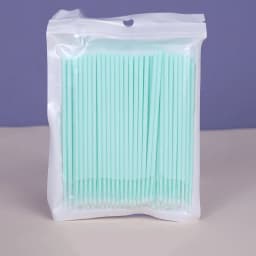 100pcs Eyelash Cleaning Brushes Micro Cotton Swab Individual Removing Makeup Brush Eyelashes Microbrush Beauty Clean Tools
