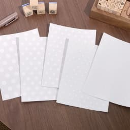 WAKAWAKA Polka Dot Transfer Sticker 4 Colors 5 Sheets Different Sizes for Scrapbook Journal Phone Laptop Decoration Aesthetic Cu
