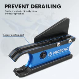 NICECNC For Yamaha YFZ 450R Chain Guide Guard Cover Protector For Yamaha YFZ450R 6061-T6 Billet Aluminum Prevent Derailing