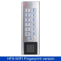WiFi Tuya App Smart Fingerprint Door Lock Keypad RFID Card Reader Access Controler Outdoor Waterproof Door Access Control System