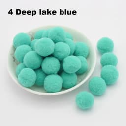 30-300Pcs Pom Poms Fluffy Soft Pompom Ball 8/10/15/20/25/30mm Handmade Sewing Craft DIY Kids Toy Christmas Weddinrg Decoration