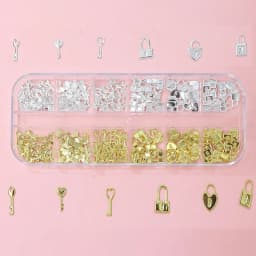 Nail Art Rhinestones Kit 2400pcs Nail Gems Ab Flatback Rhinestones Gems Stones with Storage Organizer for Design Bright Holiday