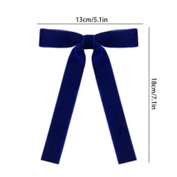 2.5cm Christmas Gift Box Decoration Bow Christmas Red Velvet Satin Ribbon Bow Handmade Christmas Tree Wreath Garland Pendent