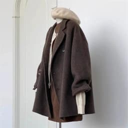 Short Double Sided Wool Coat Women's Loose Korean Woolen Suit Coats for Women Clothing Female New in Outwear Spring