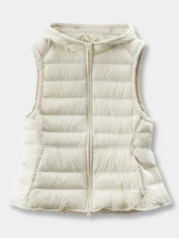 Light and Warm Without Burden, Cabinet Loose 90 Duck Down Hooded Down Vest Women F097 abrigo mujer