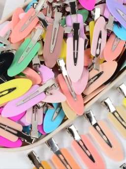 10Pcs-50Pcs Seamless Basic Hair Clips Suitable for Women and Y2K Girls' Hairstyles, Non-Bending Hair Clips, Fashionable Hair Accessories