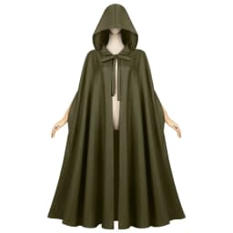 2025 New Medieval Hooded Cape for Men and Women,Halloween COS Solid-Color Monk Grim Reaper Wizard Cloak Unisex One Size Fits All