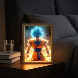 LED Light Paninting Picture Frame Cartoon Anime Dragon Ball Creative Night Light Room Study Decoration Lamp Atmosphere Lamp Gift