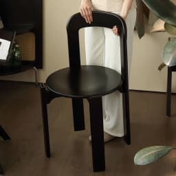 French Retro Dining Chair Design Master's Makeup Backrest Living Room Chair Minimalist Coffee Vintage Solid Wood Chair Furniture