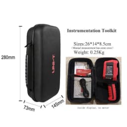 UNIT Hard EVA Storage Bag Carrying Cover Case for UT89X UT204+ Digital Multimeter UTI160S UTI260B Thermal Imaging Camera