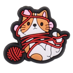 New Arrival 1pcs Cute Cartoon Cat Paw Doughnut PVC Shoe Charms Sandals Decoration Ornaments Accessories Kid Party Xmas Gift