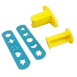 Plasticine Model Playdough Tools Set for Kids 3D Syringe Roller Impression Moulds Play Dough Tools Kit Clay Craft Toys Gift