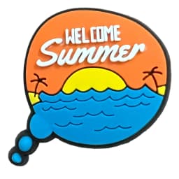 1pcs PVC Shoe Charms Decorations Accessories summer beach wave Women wristband Clogs Buckle Kids Pins Men Decoration Jeans