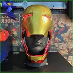 Iron Man Electric Helmet Opening And Closing Bilingual Voice Control Iron Man Mask Adult Series Animation Peripheral Toys