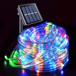 Outdoor Solar Lights Garland Rope String Lights 7-32M LED Garden Garland Waterproof Tube Lamp for Garden Christmas Decoration