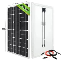 Premium 1000W-3000W 18V Solar Power System Featuring Commercial-Grade Rigid Waterproof Construction & Reinforced Glass