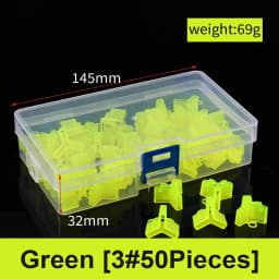 50Pcs/Lot Lightweight Accessories with Slots Sleeves Tool Durable Protector Caps Fishing Out Hook Cover Safety Treble Fish Gear