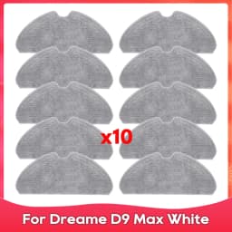 Fit For ( Dreame D10S, D10S Pro, F9 Pro, F10, D9 Max Gen 2, D9 Max White / RLD33GA ) Brush Filter Mop Accessories Part Spare