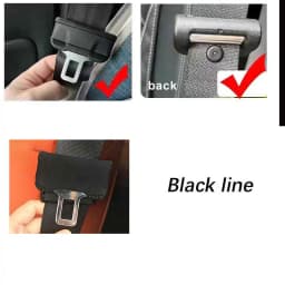 Universal Car Seat Belt Buckle Clip Protector Leather Interior Button Case Anti-Scratch Cover Safety Accessories
