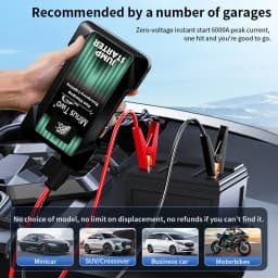 High-power Automobile Emergency Starting Power Supply Screen Safety Hammer Car Starting Device Power Bank Accessories