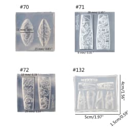 DIY Dragon Sticker Mold Creative Nails Art Mould Decorations for Manicurist
