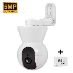 KERUI 4K 8MP Tuya Smart Mini WiFi IP Camera With Bracket Indoor Wireless Home Security AI Human Detect CCTV Surveillance Camera