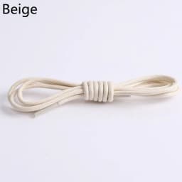 1Pair Waxed Cotton Round Shoe laces Leather Waterproof ShoeLaces Men Boots Shoelace Shoestring Length 80/100/120/140CM P2