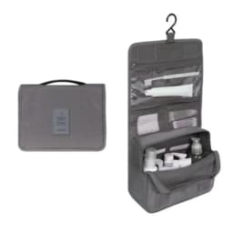 Hanging Travel Organizer Waterproof Makeup Bag, Large Capacity Toiletry Pouch Design,Portable Foldable Cosmetic Wash Storage Bag